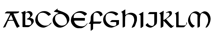 Typographer Uncialgotisch Font UPPERCASE