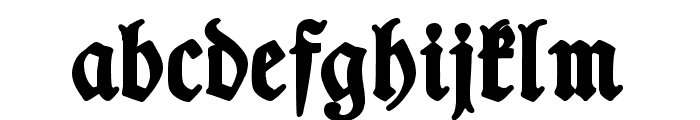 TypographerFrakturUNZ1 Medium Font LOWERCASE