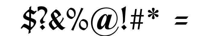 TypographerGotisch A UNZ1 Font OTHER CHARS