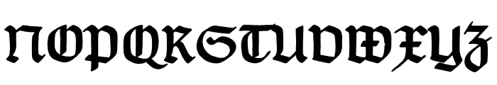 TypographerGotischC-Bold Font UPPERCASE