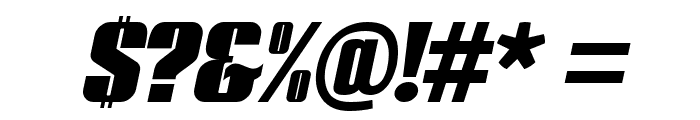 Typoline Italic Font OTHER CHARS