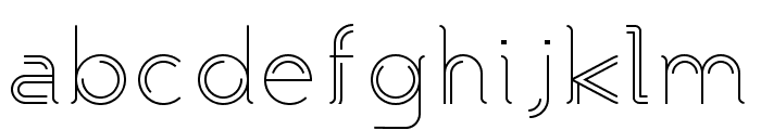 Typoliner-RW Light Font LOWERCASE