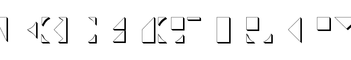 Typotraces-Four Font LOWERCASE