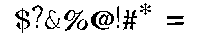 Tyrant Kings Font OTHER CHARS