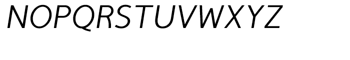 TyfoonSans Italic Font UPPERCASE