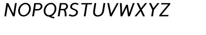 TyfoonSans Semi Bold Italic Font UPPERCASE