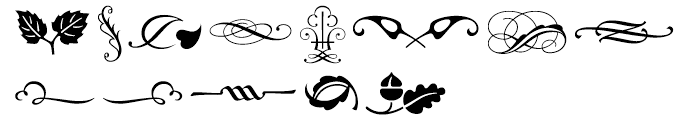 Type Embellishments One Font LOWERCASE