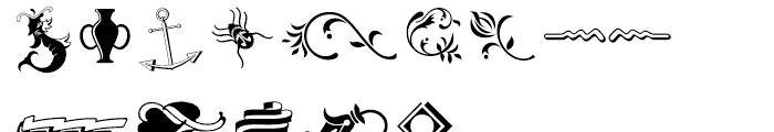 Type Embellishments Three Font LOWERCASE