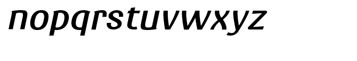TypeOgraf Pro Semi Bold Italic Font LOWERCASE