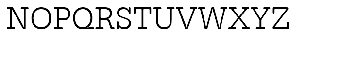 Typewriter Light Narrow Font UPPERCASE