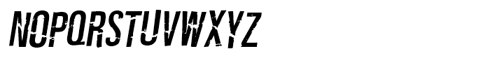 Typochondriac Oblique Font UPPERCASE