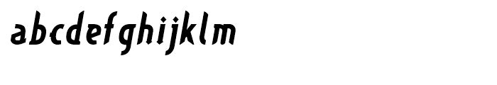 Typographiction Bold Italic Font LOWERCASE