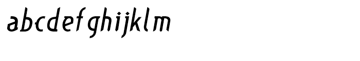 Typographiction Italic Font LOWERCASE