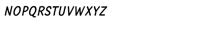 Typothetical 1 Caps Oblique Font LOWERCASE