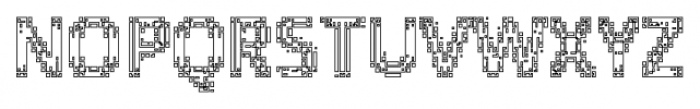 Typetonic Regular Font LOWERCASE