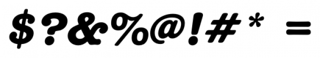 Typewriter FS Bold Italic Font OTHER CHARS