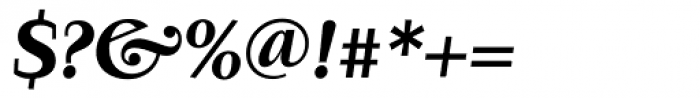 Tyfa Bold Italic Font OTHER CHARS