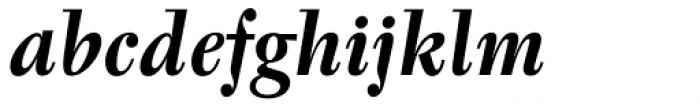 Tyfa Bold Italic Font LOWERCASE
