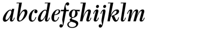 Tyfa Medium Italic Font LOWERCASE