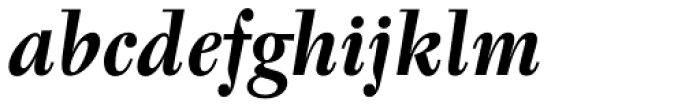 Tyfa Pro Bold Italic Font LOWERCASE