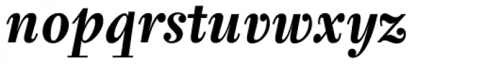 Tyfa Std Bold Italic Font LOWERCASE