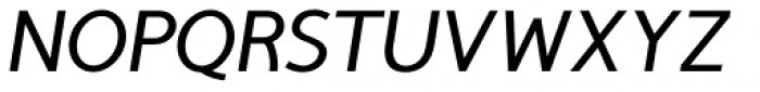 TyfoonSans SemiBold Italic Font UPPERCASE