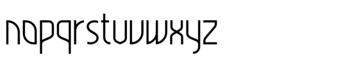 Tygel St Thin Font LOWERCASE