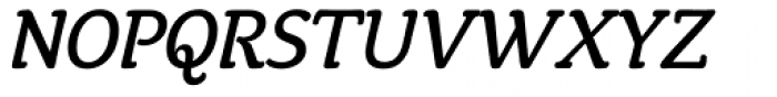 Tyke Book Italic OS Font UPPERCASE