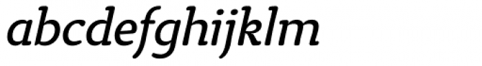 Tyke Book Italic Font LOWERCASE