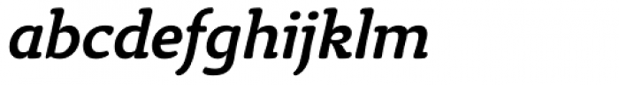 Tyke Medium Italic OS Font LOWERCASE
