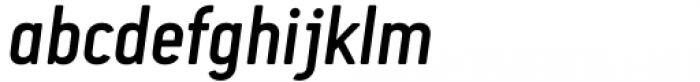 Tylbor Semi Bold Italic Font LOWERCASE