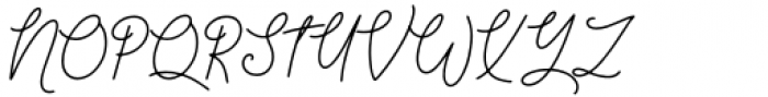 Tyloos Signature Regular Font UPPERCASE