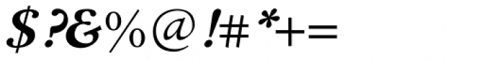 Tyma Garamont SemiBold Italic Font OTHER CHARS