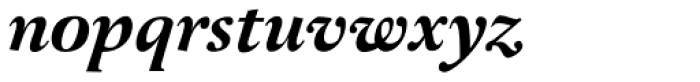 Tyma Garamont SemiBold Italic Font LOWERCASE