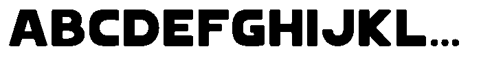 Typamax Font UPPERCASE