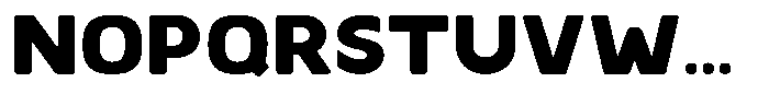 Typamax Font UPPERCASE