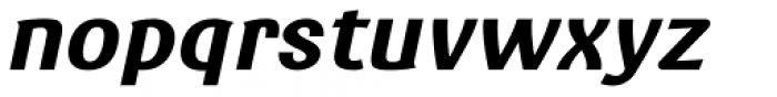 TypeOgraf Pro Bold Italic Font LOWERCASE