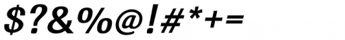 TypeOgraf Pro Semi Bold Italic Font OTHER CHARS