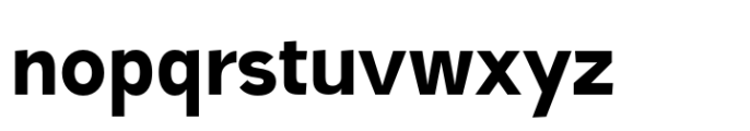 Typegrace Extra Bold Font LOWERCASE