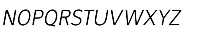 Typegrace Regular Italic Font UPPERCASE