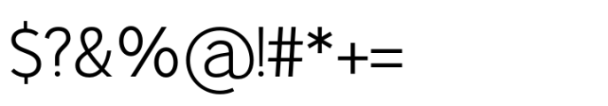 Typegrace Regular Font OTHER CHARS