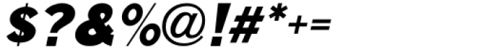 Typemonger JNL Oblique Font OTHER CHARS