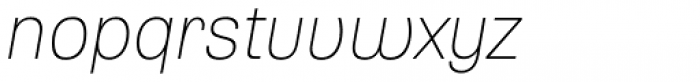 Typewalk 1915 Thin Italic Font LOWERCASE