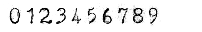 Typewriter DirtY Font OTHER CHARS