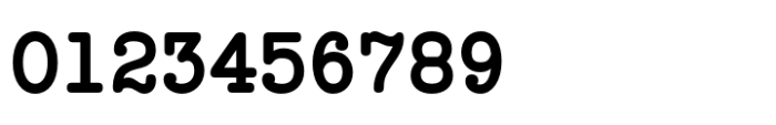 Typewriter Spool CLN Extra Bold Font OTHER CHARS