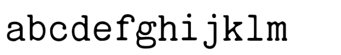 Typewriter Spool SFT Regular FONT