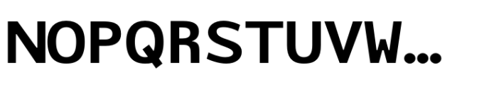 Typist Code Mono Bold Font UPPERCASE
