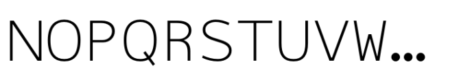 Typist Code Mono Light Font UPPERCASE