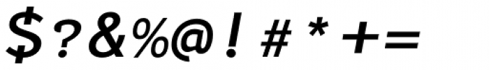 Typist Code Semi Bold Italic Font OTHER CHARS