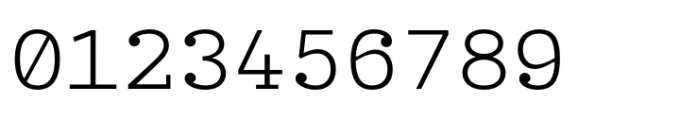 Typist Slab Mono Regular Font OTHER CHARS